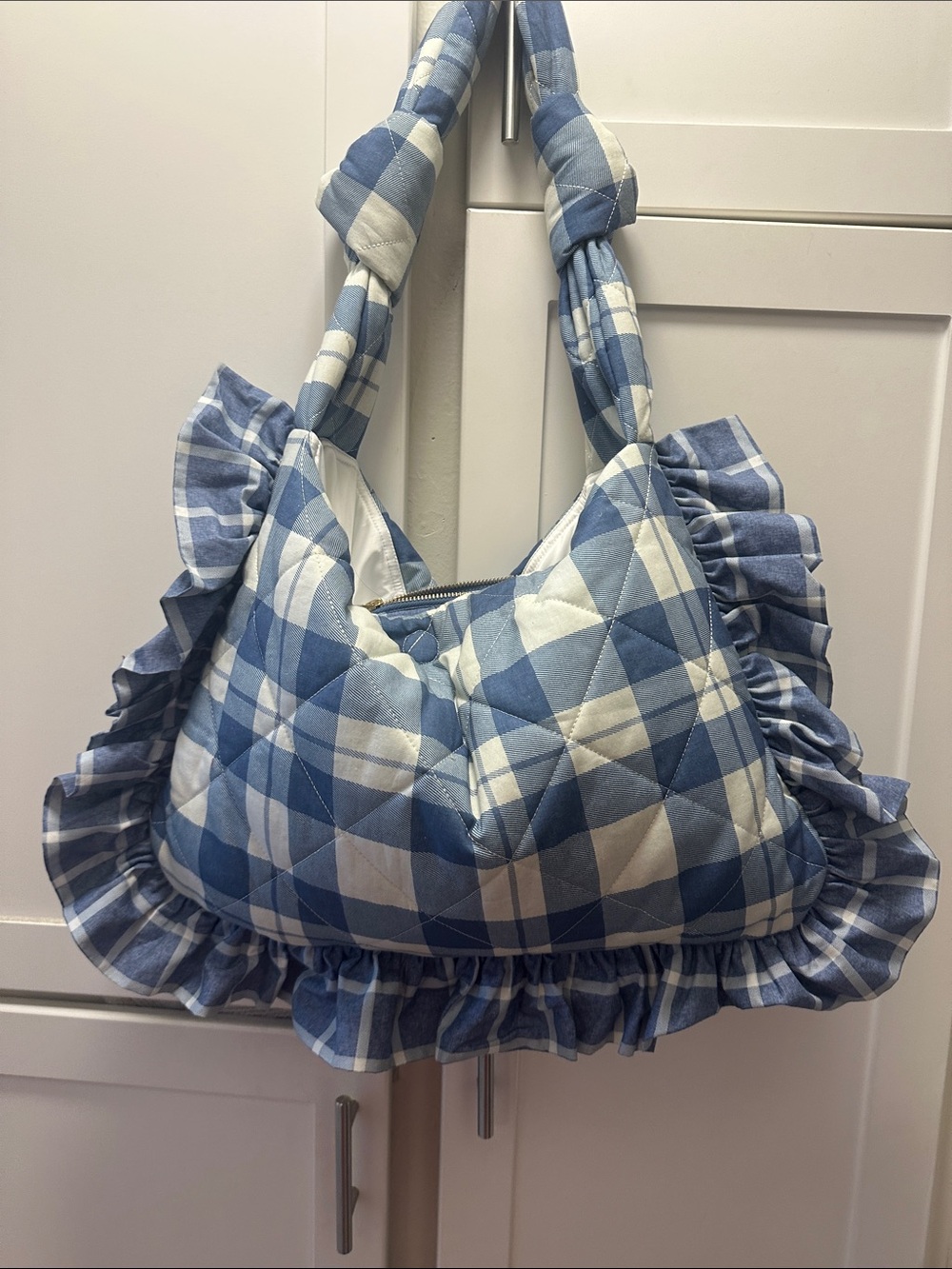 Selkie tea towel plaid big bag